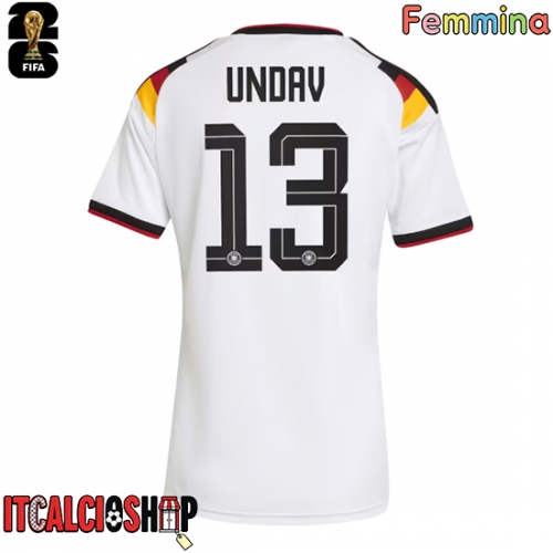Germania Deniz Undav #13 Prima Maglia Femmina Mondiali 2026 Manica Corta
